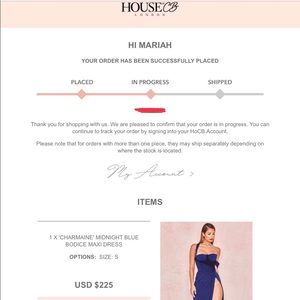 House of CB Gown